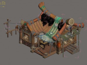 small apricot - wild house 3D Model