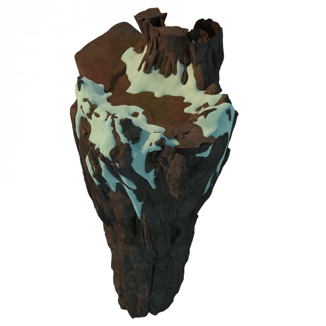 white camel mountain - platform front surface 3D Model .c4d .max .obj .3ds .fbx .stl .blend 