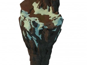 white camel mountain - platform front surface 3D Model