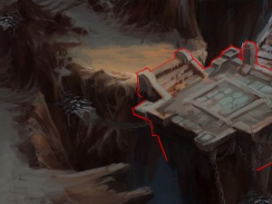 white camel mountain - platform front surface 3D Model