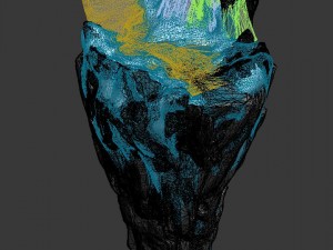 white camel mountain - platform front surface 3D Model