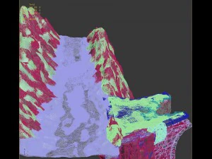 white camel mountain - mountain broken bridge 3D Model