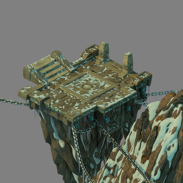 white camel mountain - mountain platform 3Dモデル .c4d .max .obj .3ds .fbx .stl .blend 