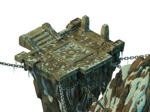 white camel mountain - mountain platform 3Dモデル
