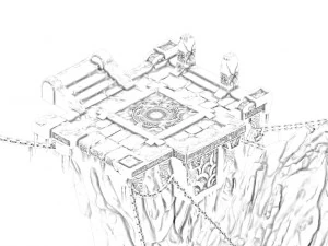 white camel mountain - mountain platform 3D Model