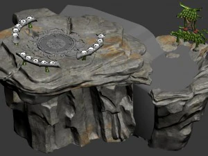 dali duan - platform 02 3D Model