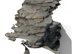 dali duan-roccia 01 Modello 3D