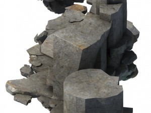 dali duan - rock 01 Model 3D