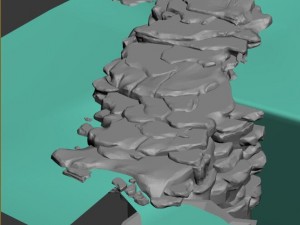 dali duan - rock 01 Model 3D