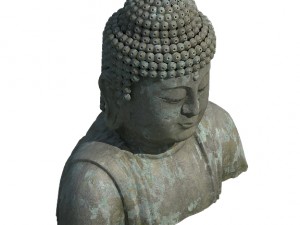 large stone carving - buddha 02 Modelo 3D