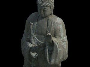large stone carving - buddha 04 3D मॉडल