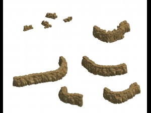 fountain hill rock - terrain 02 3D Модель