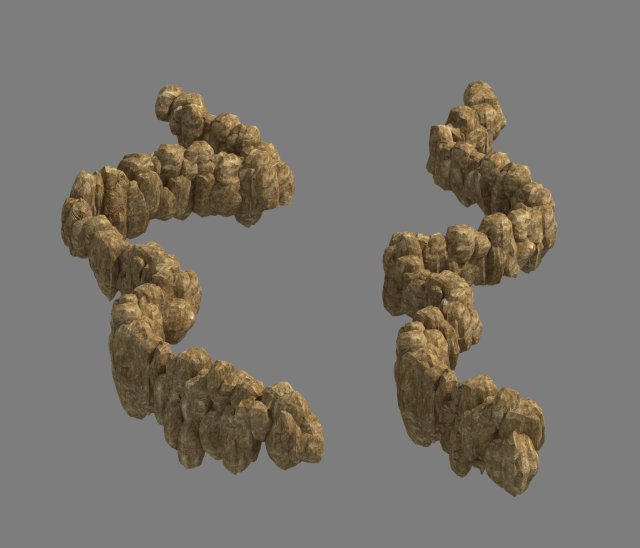 cangshan rock - terrain 07 3D Modell .c4d .max .obj .3ds .fbx .stl .blend