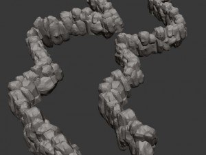 cangshan rock - terrain 07 3D Модель