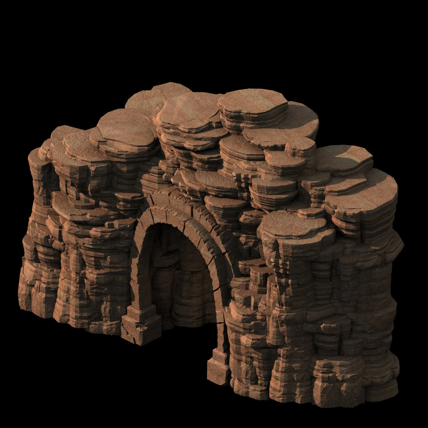 ghost mountain - mountain cave 01 3D Model .c4d .max .obj .3ds .fbx .stl .blend 