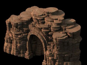 ghost mountain - mountain cave 01 3D Model