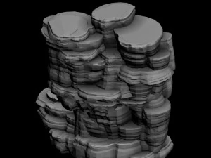 ghost mountain - mountain cave 01 3D Model