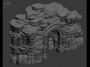 ghost mountain - mountain cave 01 Modelo 3D