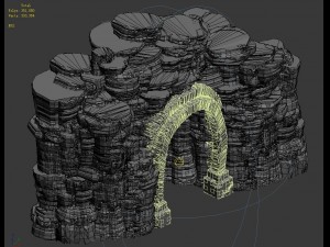 ghost mountain - mountain cave 01 Modelo 3D