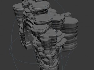 ghost mountain - mountain cave 01 Modelo 3D