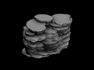 ghost mountain - mountain cave 01 3D Model