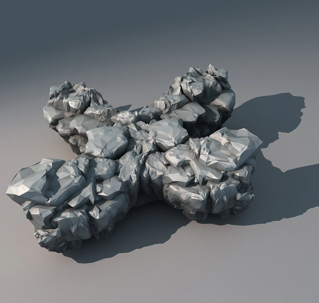 ghost mountain - mountain 01 3D Model .c4d .max .obj .3ds .fbx .stl .blend 