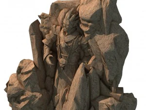 montagna fantasma - montagna 02 Modello 3D