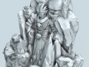 ghost mountain - mountain 02 Modelo 3D