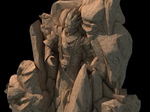 ghost mountain - mountain 02 Modelo 3D