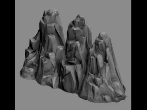 ghost mountain - mountain 03 3D Model