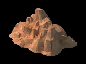 ghost mountain - mountain 03 3D Model