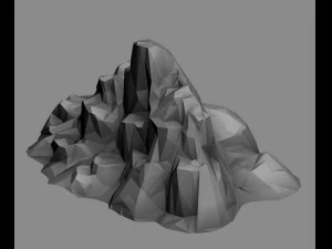ghost mountain - mountain 03 3D Model