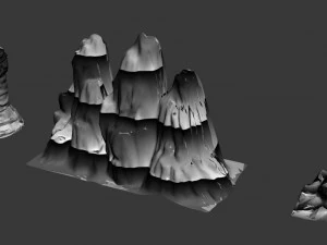 ghost mountain - mountain 03 3D Model