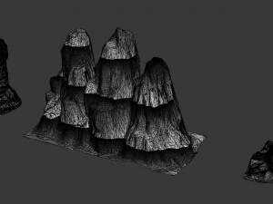 ghost mountain - mountain 03 3D Model