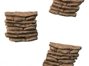 montanha fantasma - escadas da montanha 01 Modelo 3D