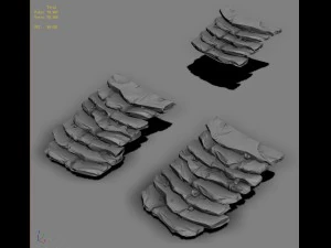 ghost mountain - mountain stairs 01 3D Model