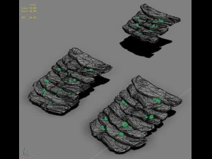 ghost mountain - mountain stairs 01 3D Model