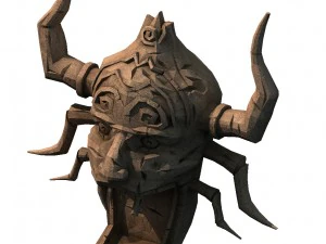 collina fantasma - pietra 01 Modello 3D