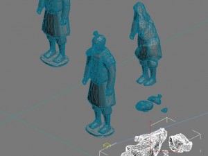 ghosts and mountains- terracotta warriors and horses 3D मॉडल