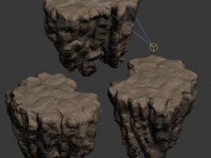 ghost - terrain 01 3Dモデル