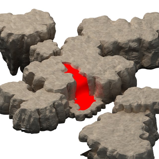 ghost - terrain 02 Modello 3D .c4d .max .obj .3ds .fbx .stl .blend 