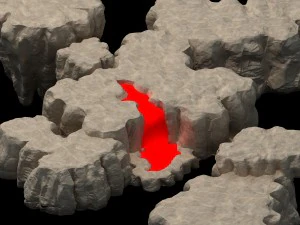 ghost - terrain 02 3D Model