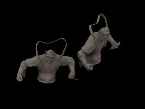 ghosts - sculpture 01 Modello 3D