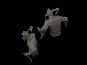 ghosts - sculpture 01 Modello 3D