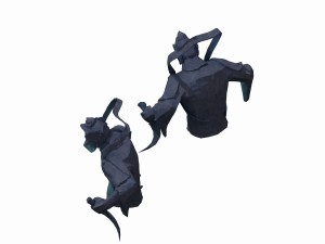 ghosts - sculpture 01 Modello 3D
