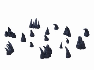 ghost town - sharp stone 3D Model