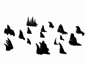 ghost town - sharp stone Modèle 3D