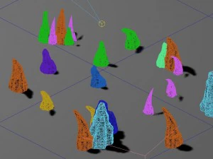 ghost town - sharp stone 3D Model