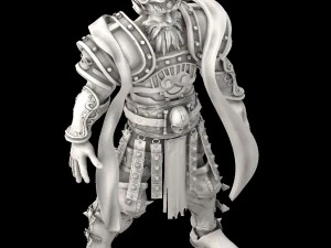 tombs - general statue 01 3D Model