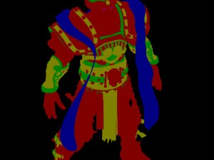 tombs - general statue 01 3D Model